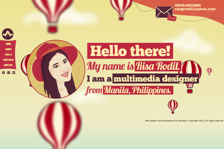 Risa Rodil website preview